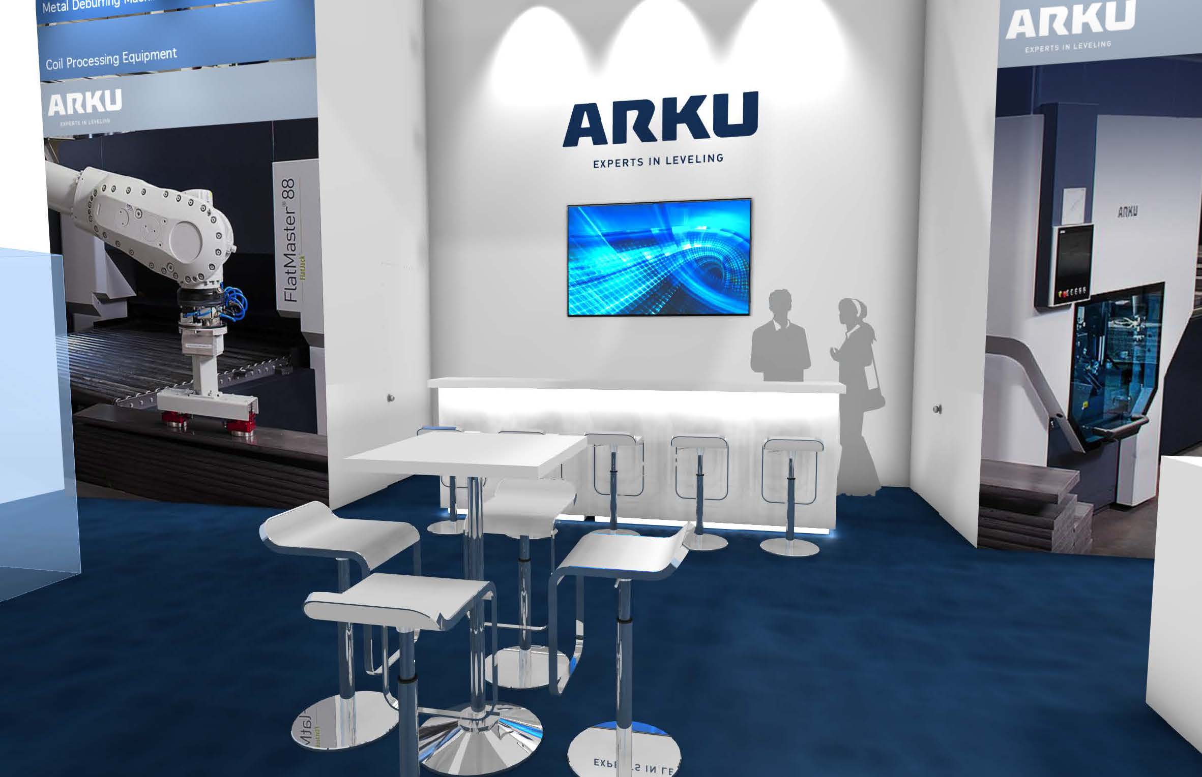 Audio Visual Modular Trade Show Exhibit Rental Display