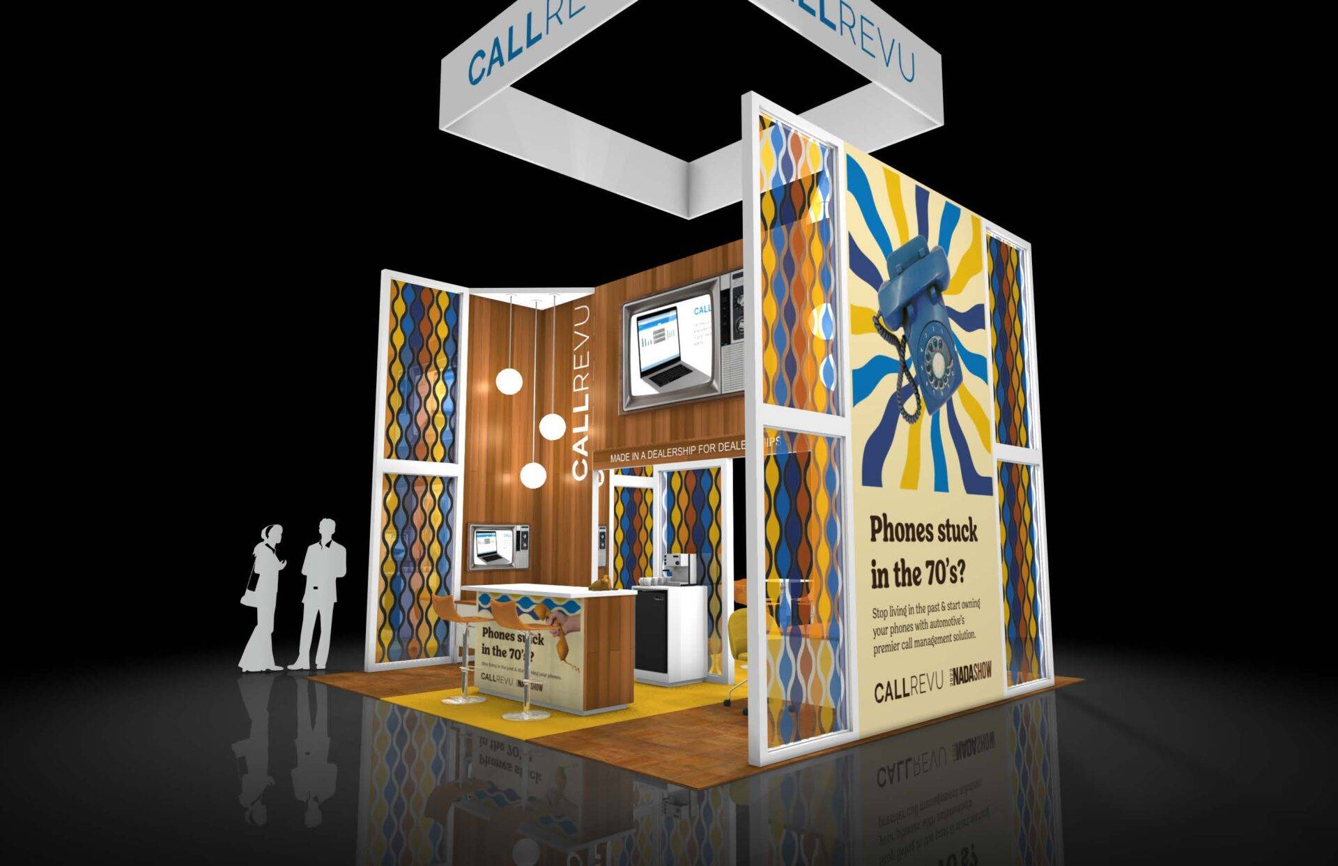 Audio Visual Modular Trade Show Exhibit Rental Display