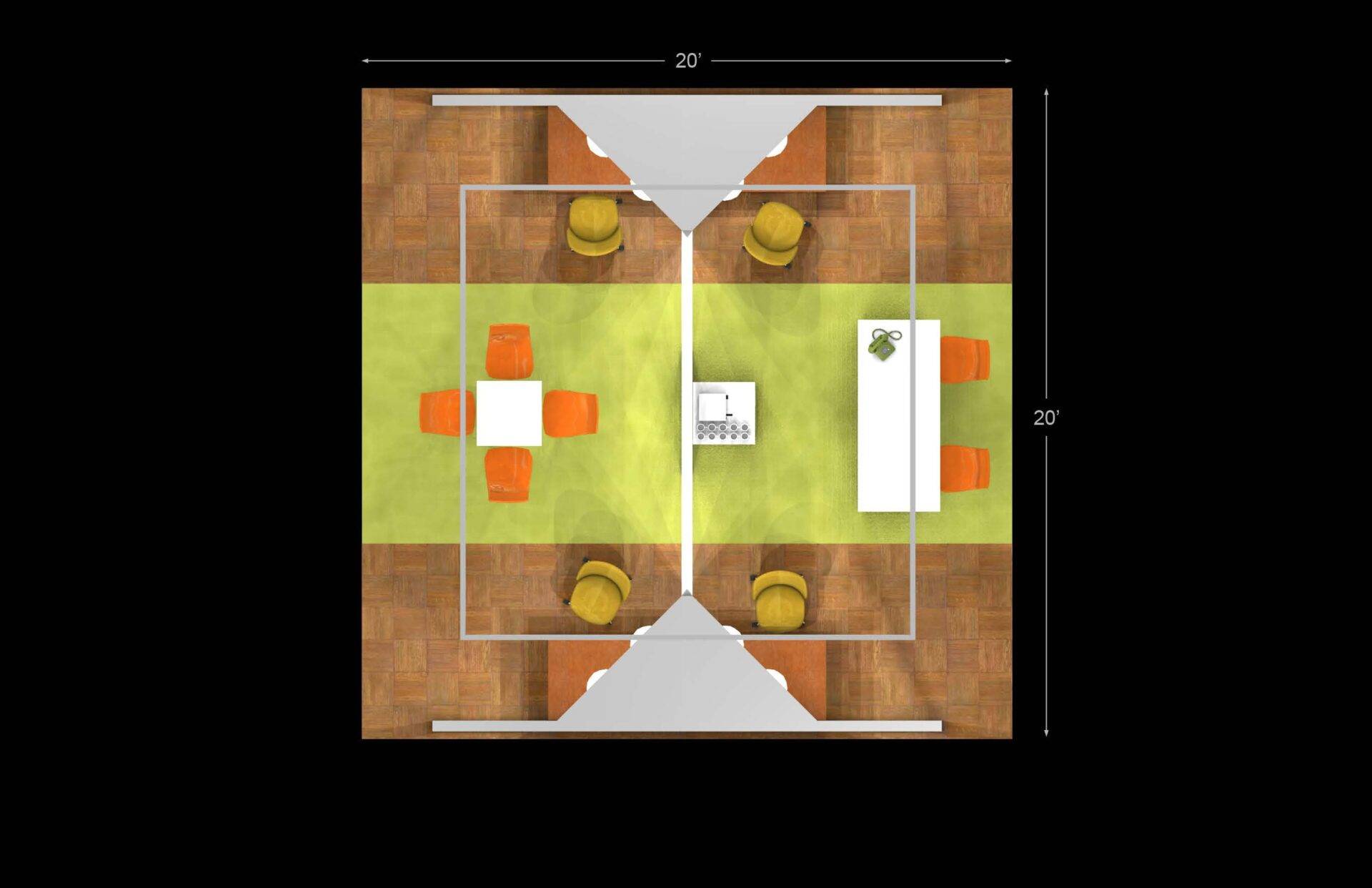 Rental Display Floor Plan